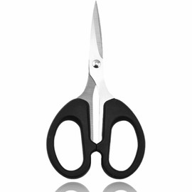 Scissor Heavy Duty Multipurpose Precision Stainless Steel Blade Comfortable Grip with ABS Handle Kitchen Scissors for Fabric Hair Paper Cutting Household Necessity Office School Stationery(Pack of 1)