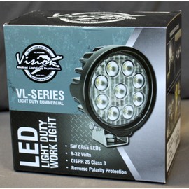 Vision X Lighting 9911359 VWR050940-VL Rundel Series Work Light 9 LED 45W 4752 Lumen