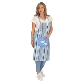 Bib Apron Cotton with Motif Apron Apron BBQ Apron Cooking Apron, Goose