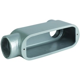 Killark OLB-3 LB Type Conduit Body, Aluminium, 1" Hub, 2 29/32" Width, 1 7/8" Height, 6 5/8" Overall Length, 12 Cubic Inch Volume