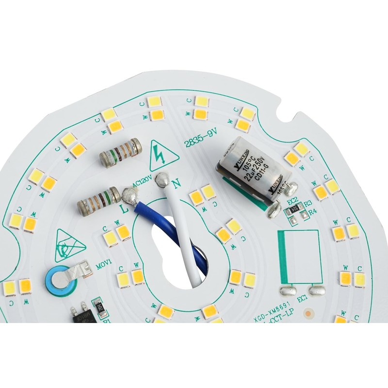 HAOLEDI 3.94'' 15W LED Ceiling Fan Light Retrofit Kit, Ceiling