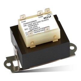 0130M00138S 240V to 24V Transformer for Goodman Amana 40VA Furnace Transformers Replacement Parts Primary 208/240V Secondary 24V Heater HVAC Replacement Part Class 2 Control with Foot Mount