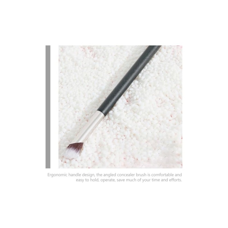 Yardwe Brocha Correctora de Ojeras Elf Punta Angular y Fibras