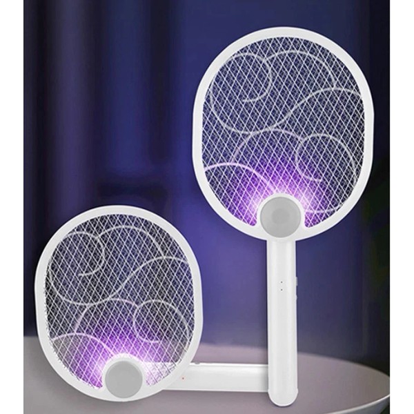 Tbi Buzzzer Rechargeable USB Mosquito Insect Fly Swatter 3-Layer Bug
