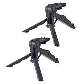 SHOWERORO 2pcs Portable Mini Tripod Stand Camera Phone Lightweight Travel Tripod Holder for Easy Vlogging Photography for Go Use