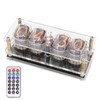 IN12 Glow Tube Clock with Remote Controller Electronic Digital Tube
