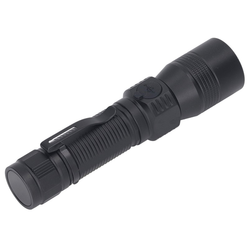LED Flashlight Rechargeable Torch LED Pocket Flashlight with COB Light