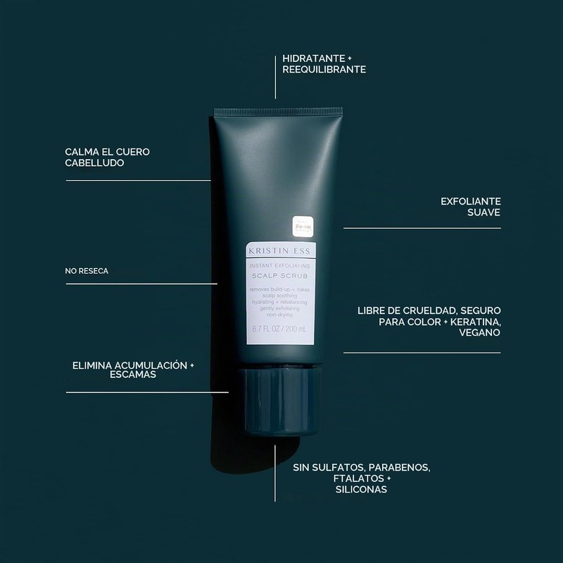 Kristin Ess Instant Exfoliating Scalp Scrub, 6.7 Fluid Ounces