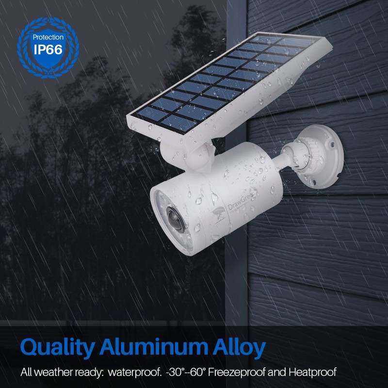 Solar Motion Lights for Outside Aluminum case(Not plastic), Solar Flood