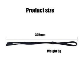 Vroxdrez Basic Glasses Strap with Reliable Hold - Adjustable Sports Strap, Waterproof & Flexible - For Men & Women - Non-Slip Glasses Attachment - Comfortable & Robust