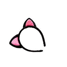 2PCS Random Color Cute Lovely Hairband Plush Cat Ears Headband Dress Accessory for Children and Adult