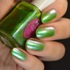 Cupcake Polish Eldhraun - Pea Green Nail Polish Shifting Nail