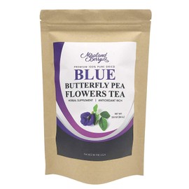 MiralandBerry Dried Butterfly Pea Flowers, (2.8Oz), Premium Quality Thai Herbal Tea, Antioxidants Rich, Ideal for Tea Desserts Beverage