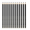 FABER-CASTELL Pitt Graphite 205239 Pencils Set Matte 12 Drawing Pencils