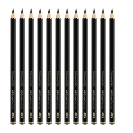 FABER-CASTELL Pitt Graphite 205239 Pencils Set Matte 12 Drawing Pencils Hardness 10B