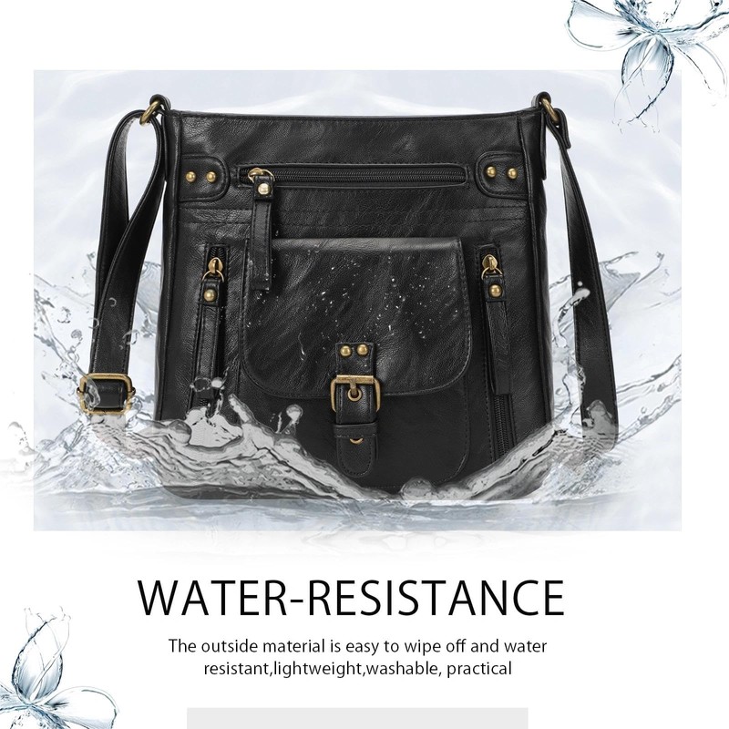 KL928 Crossbody Bags for Women, Multi Pocket Shoulder Bags, Medium
