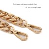 42''Substantial Big Metal Cross-Body Chain Purse Strap Replacement for Mini