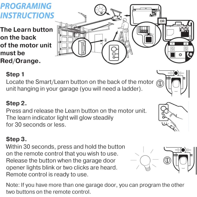 For Liftmaster Sears Craftsman Remote Opener for Sears Craftsman Garage