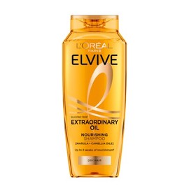 L'Oréal Paris Elvive Extraordinary Oil Nourishing Shampoo, With Marula & Camellia Oils, Restores Lipids For 90% Instant Nourishment, 8 Weeks Of Shine, 700ml