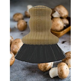 MAAJ CHAMPIGNON BRUSH / Mushroom Brush / Pot Brush Wood with Horse Hair - Made in Germany