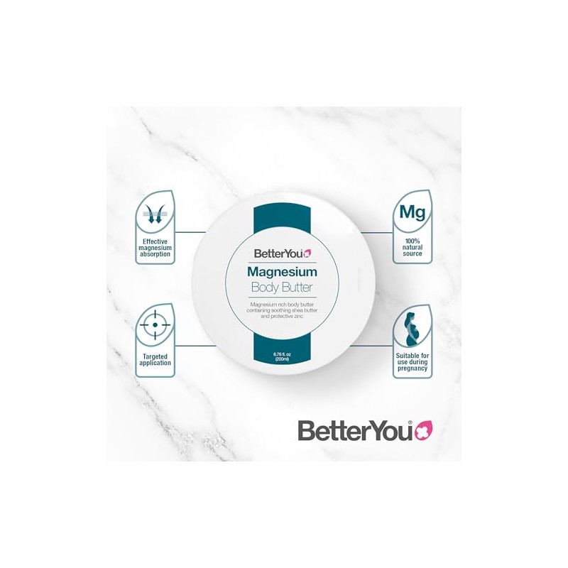 BetterYou Magnesium Body Butter- 180ml by Better You