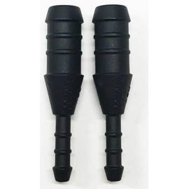 2 x 12mm-6mm Plastic Hose Pipe Tube Connector Reducer Joiner Connect Silicon Pvc