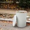 MARKSON 20 Gallon Trash Can, Steel Trash Can with Lid,