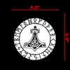 Thor's Hammer Mjolnir White Sticker Decal Notebook Car Laptop 5.5"x5.5"