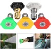 JANSAMN 5Pcs 2.5 Orifice Pressure Washer Nozzle Tips Set 4500