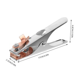 Operitacx Ground Handling Equipment Welding Clamp for Welder Welding Earth Clamp Heavy Duty Safety Design