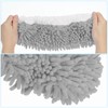 sourcing map Mop Slippers Washable Microfiber Floor Cleaning Shoes Cover