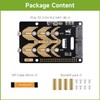 Waveshare PCIe to 2-CH M.2 HAT, Compatible with Raspberry Pi