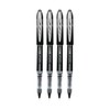 uniball Vision Elite Rollerball Pens, Micro Point (0.5mm), Black, 4