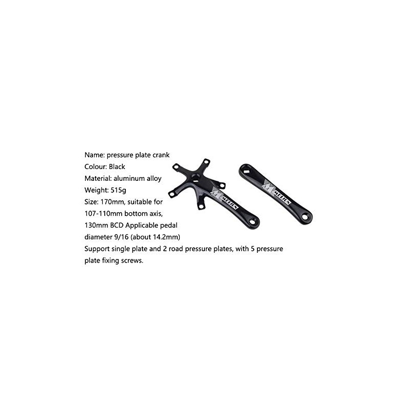 VOANZO Single Crankset Repair Parts Accessory Five-claw 170MM Mountain Road