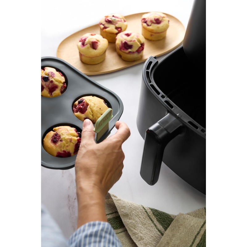 Lékué Stampo per muffin per friggitrice ad aria, 4 cav