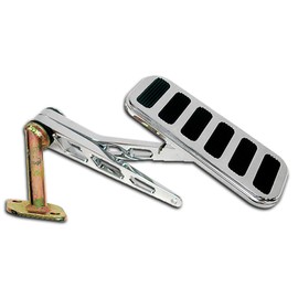 Cobra-Tek Fits 1955-21 Chevy Bel Air Impala Throttle Gas Pedal Billet Chrome Aluminum