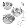 Le Regalo 5 Piece Stainless Steel Colander Set - Durable
