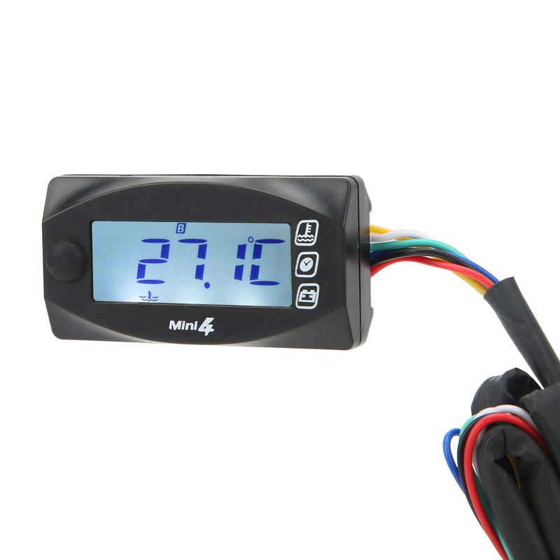 Motorcycle Digital Display 4 in 1 Thermometer Oil Engine Temperature