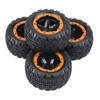 Binxind 4Pcs Tire Wheel Tyre for HBX 16889 16889A 16890