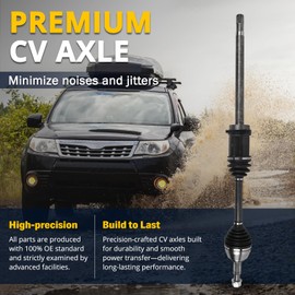 AUTOCLUB Front Right for 2009 2010 2011 2012 2013 2014 Nissan Maxima CV Axle, Passenger Side CV Axle Shaft Assembly Replacement, NI-8452