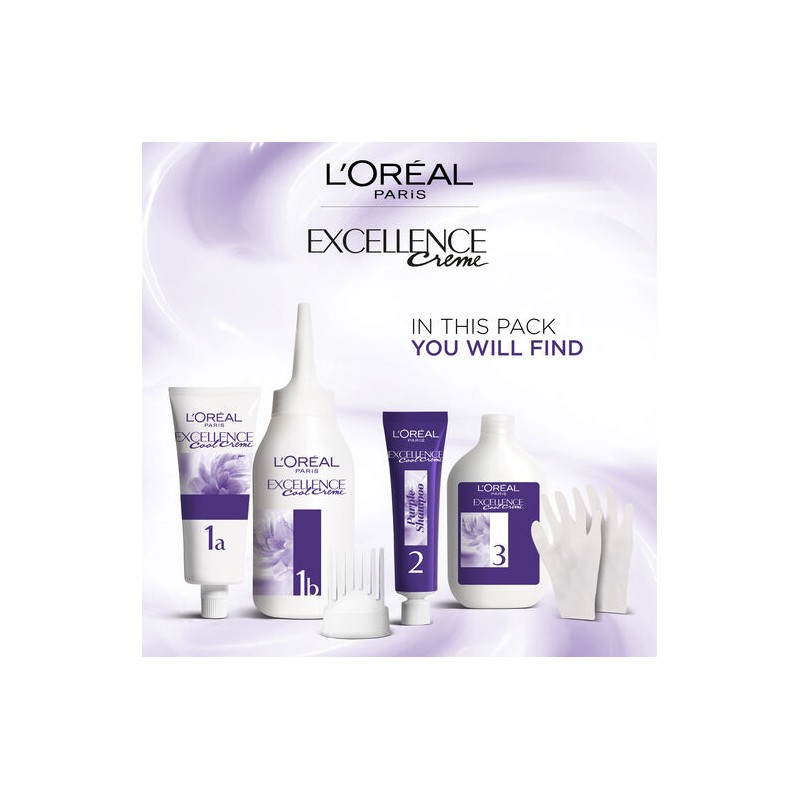 L'Oreal Excellence Cool Creme Permanent Hair Colour 8.11 Ultra Ash