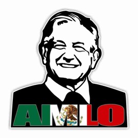 AMLO Andres Manuel Lopez Obrador Mexico Decal (3" X 3")