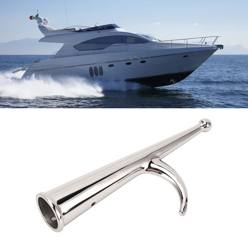Boat Hook 28mm Stainless Steel Seawater Corrosion Resistance Marine Boat