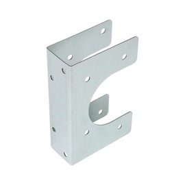 Evecad 20PCS Metal Stud Shoes for Single Wood Studs, Fits up to 2-1/2 Inch Pipes, Length 5inch, Inner Width 1.5inch, Extra Support for Wood Stud, Galvanized