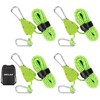 SANLIKE Camping Rope Set, 4-Piece Set, Tent Rope, 13.1 ft