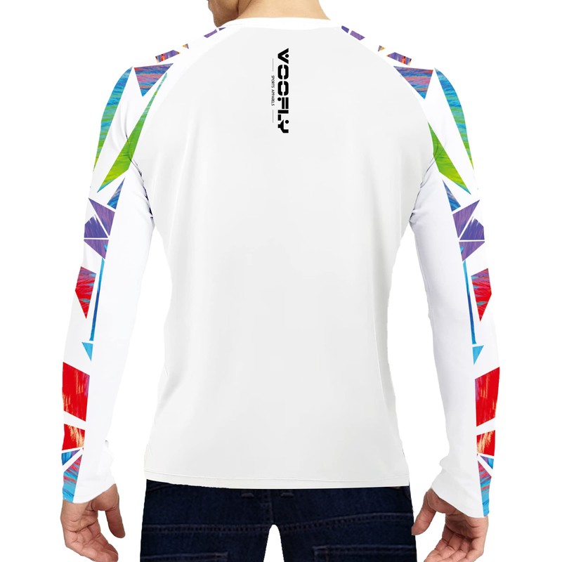Mens Running Top Long Sleeve UPF 50+ Swimming Vest Sun
