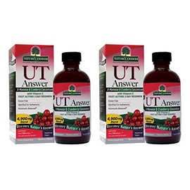 Nature's Answer Urinary Tract Health | Fast Acting Three-Day Regimen | Cranberry Flavor Dietary Supplement | Alcohol-Free, Gluten-Free, Not Tested on Animals & Vegan 4oz (2 Pack)