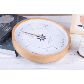 Tabic Planeteco Ocean Master Tide Clock - Stylish Home Decor Accessory with High-Low Tide Display - Elegant Wall Clock Design - Ideal for Planning Beach and Ocean Activities - Natural Stain