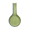 ACK Tuscany Ruffle Pistachio Green Hand Painted Ceramic Spoon Rest,