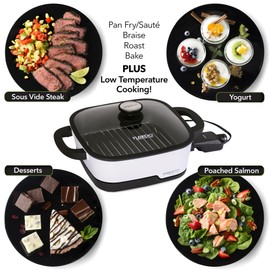 Presto 07118 Tuxedo™ Digital Precision Skillet Multi-Cooker